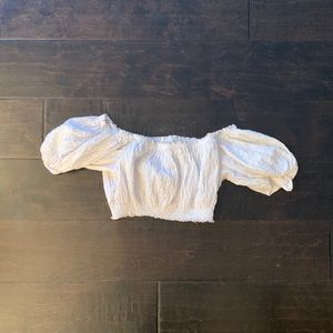 Urban Outfitters Puffy Sleeved Crop Top
